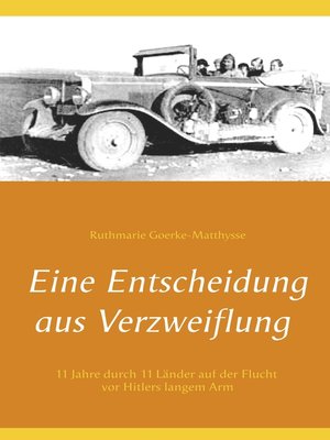 cover image of Eine Entscheidung aus Verzweiflung